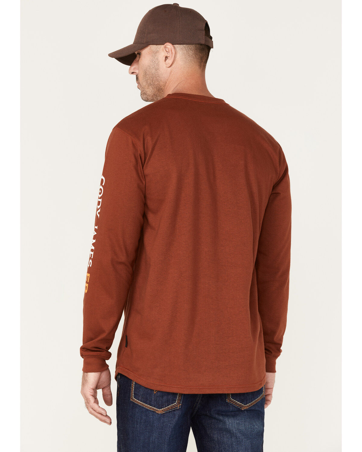 Cody James Men's FR Logo Long Sleeve Work T-Shirt - Tall
