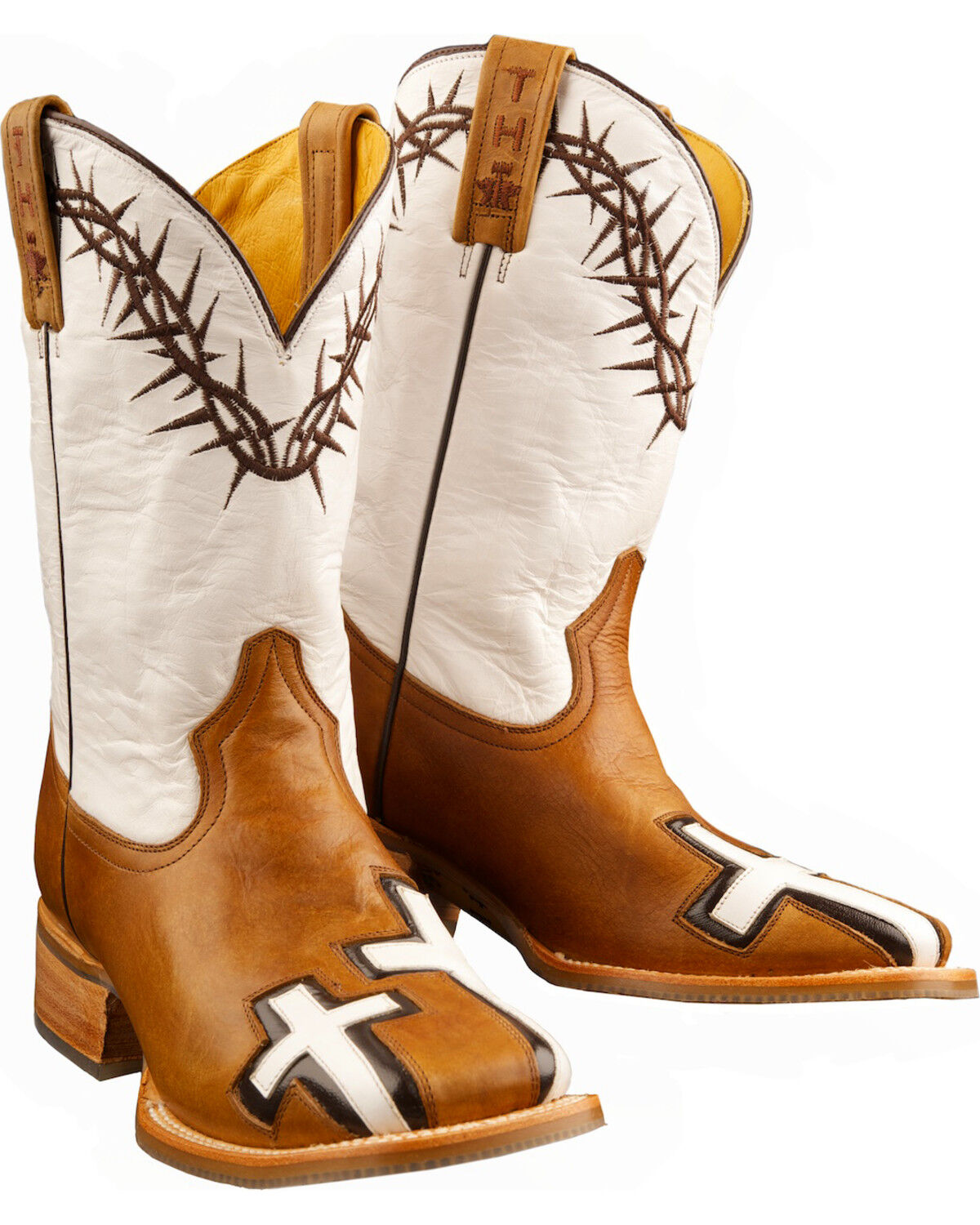 Tin Haul Women's Between Two Thieves & John 3:16 Western Boots - Square Toe