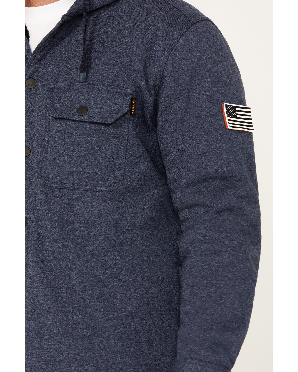 Hawx Men's Racine Hooded Shirt Jacket