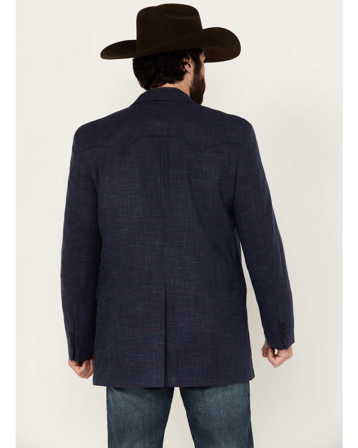 Circle S Men's Plaid Print Western Sportcoat - Big