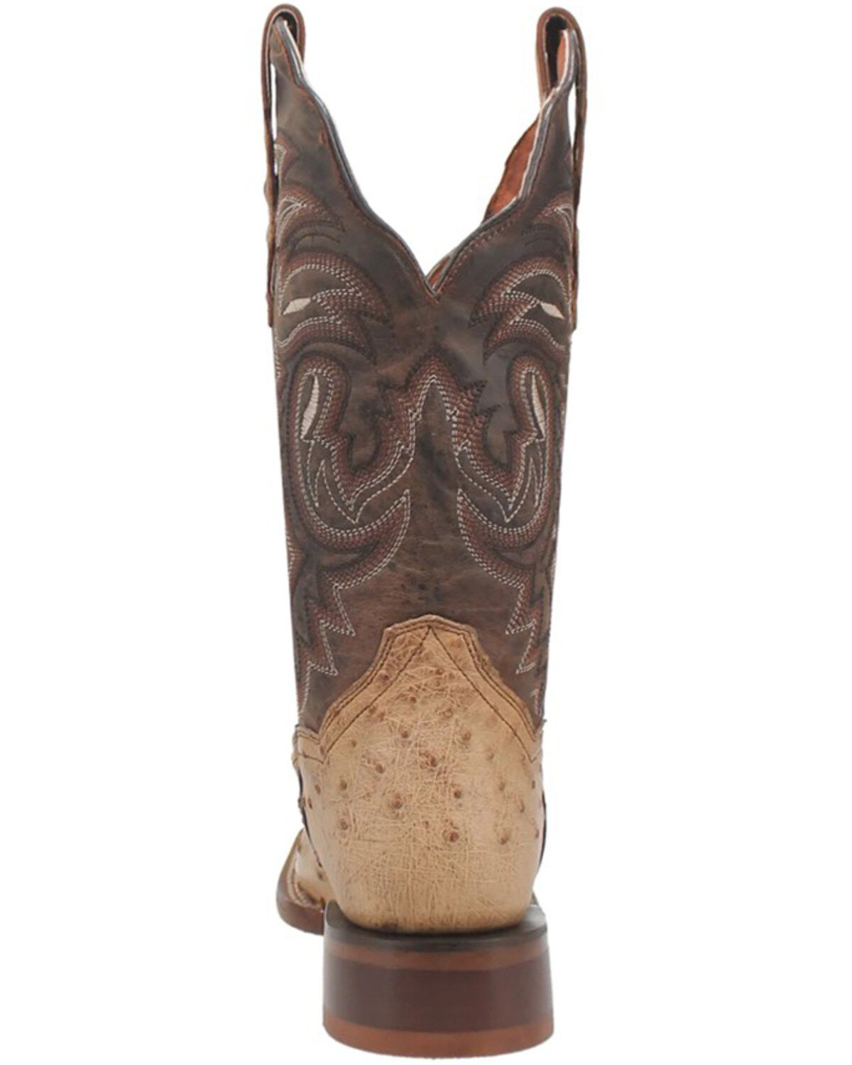 Dan Post Women's Exotic Full Quill Ostrich Western Boots - Broad Square Toe