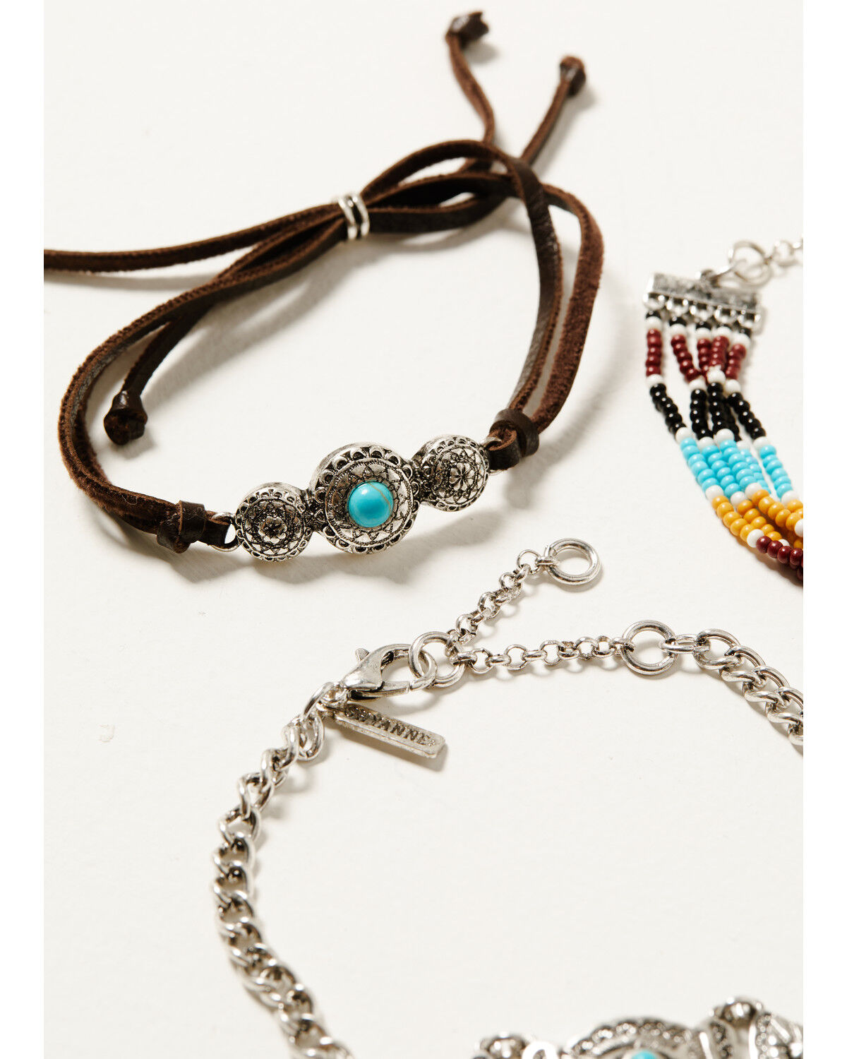 Shyanne Women's Frontier Antique Silver Bracelet Set - 3 Piece