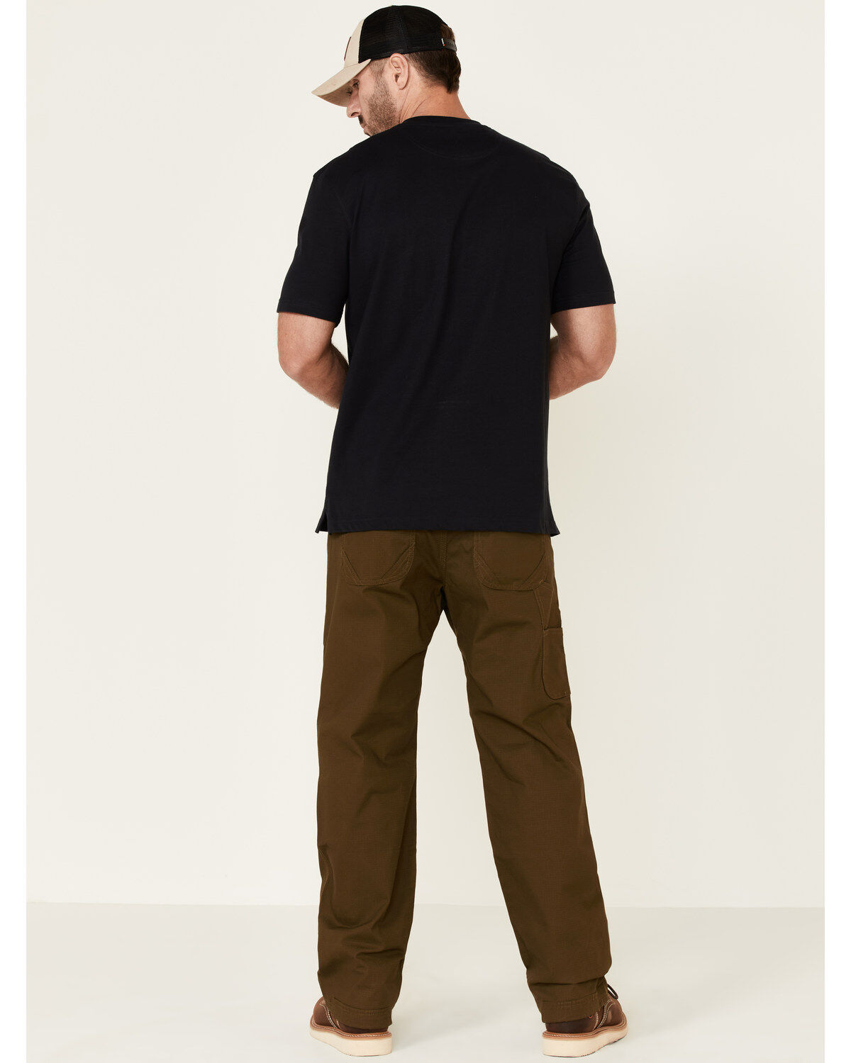 Hawx Men's Dark Olive Stretch Ripstop Work Pants