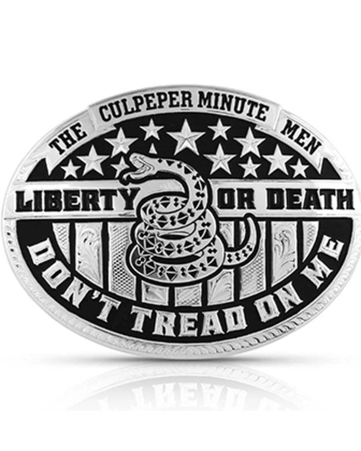 Montana Silversmiths Men's Don't Tread On Me Buckle