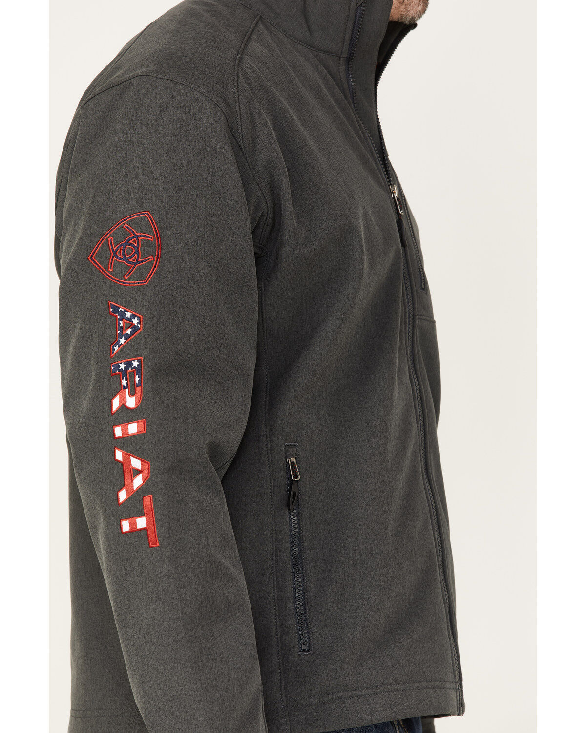 Ariat Men's Logo 2.0 Americana Softshell Jacket