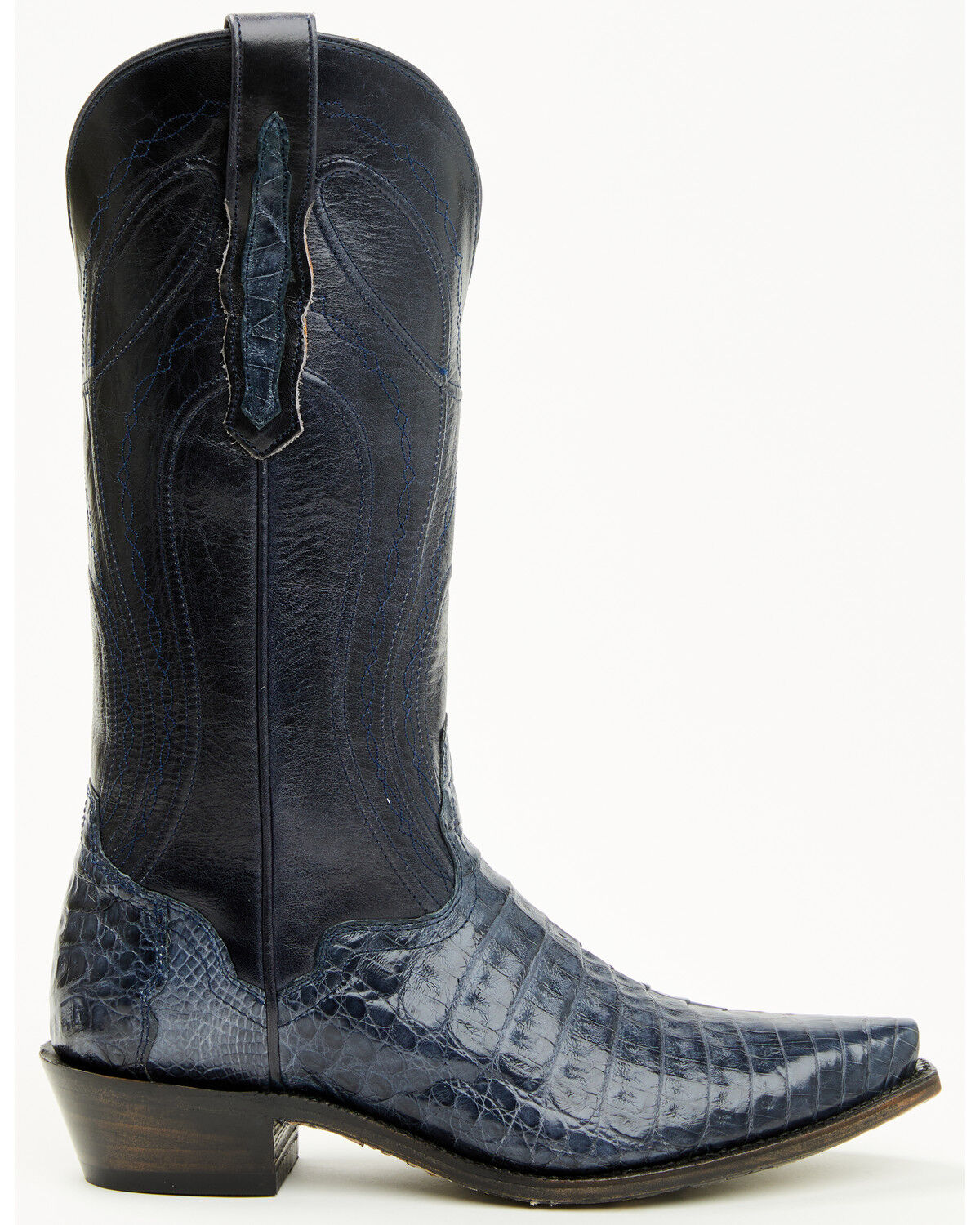 El Dorado Women's Holly Exotic Caiman Tall Western Boots - Snip Toe