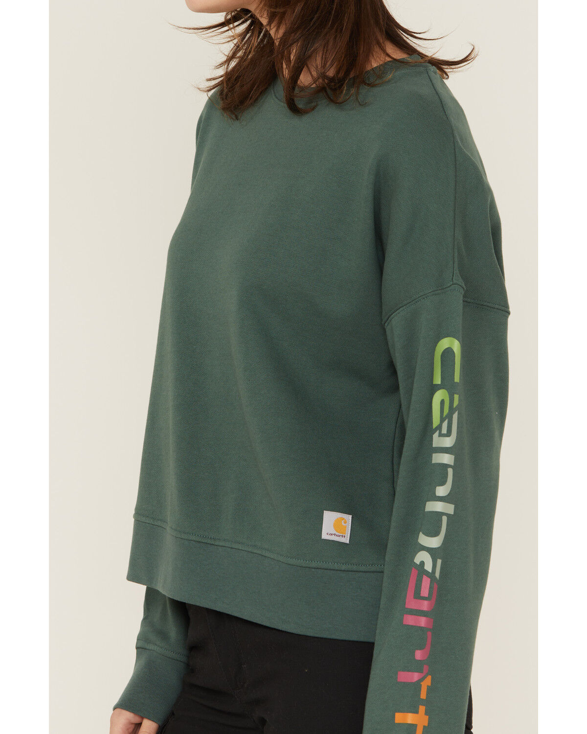 Carhartt Women's TENCEL® Fiber Series Loose Fit Long Sleeve Graphic Sweatshirt