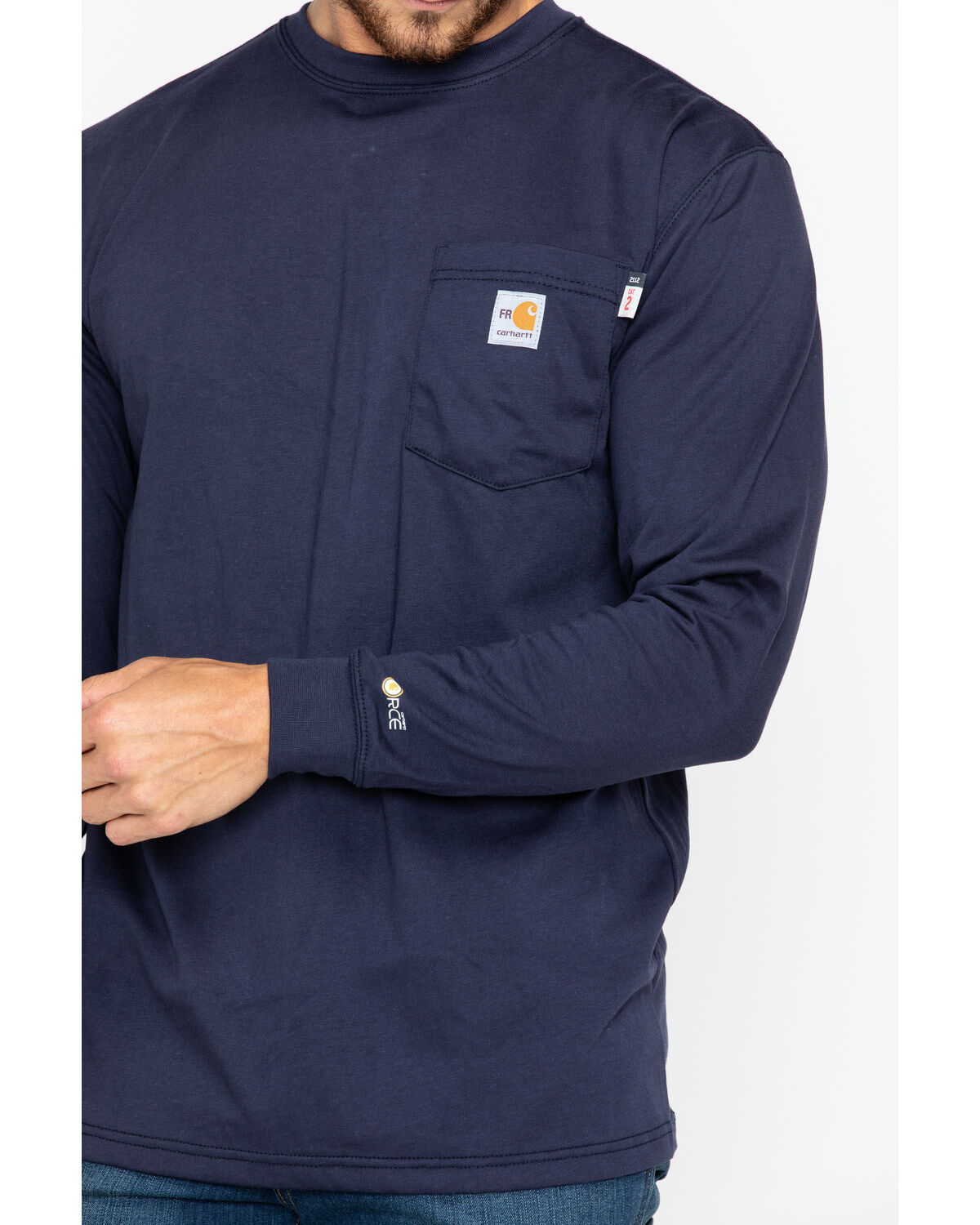 Carhartt Men's FR Solid Long Sleeve Work Shirt - Big & Tall