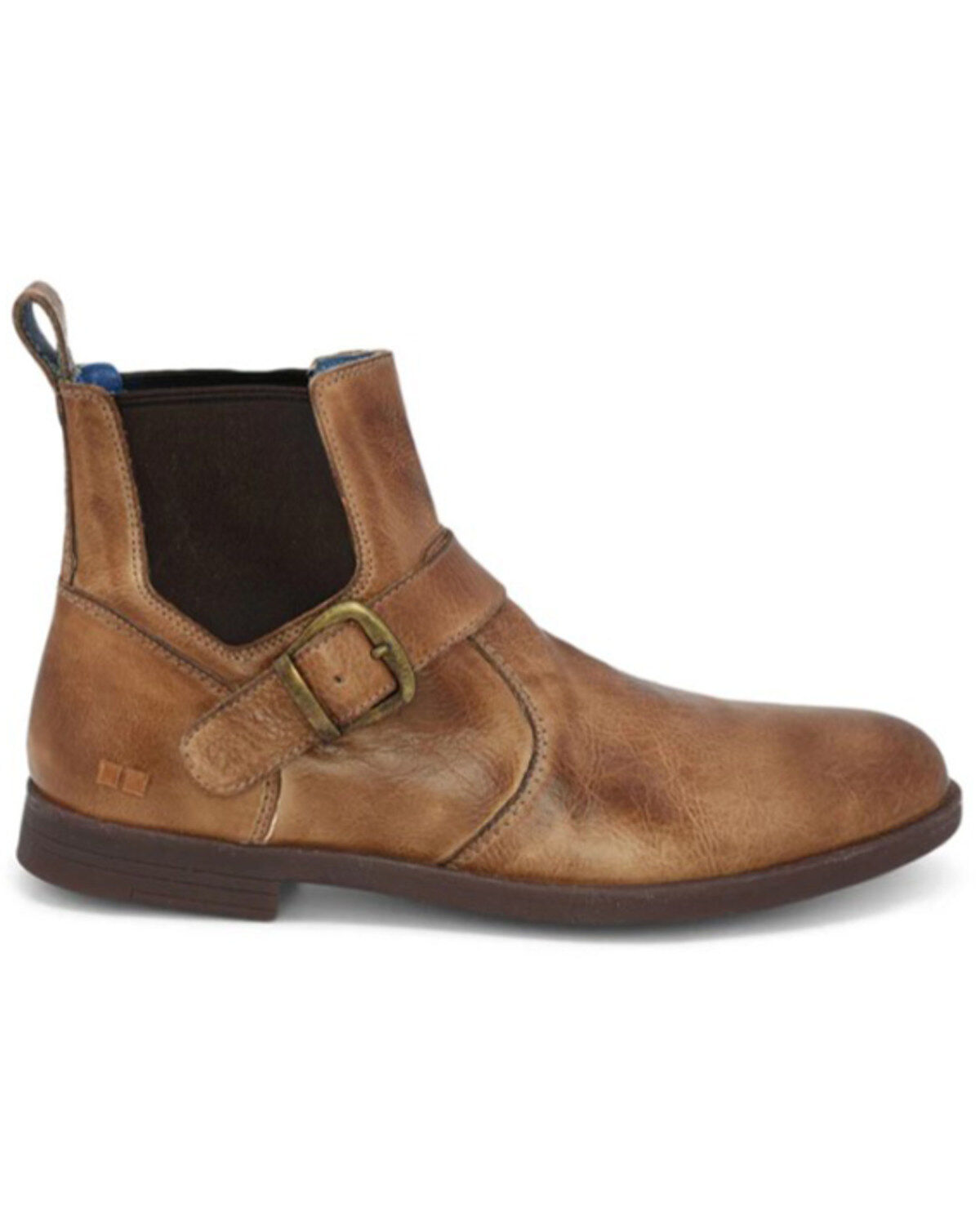Evolutions Men's Michelangelo Side Buckle Chelsea Boots - Round Toe