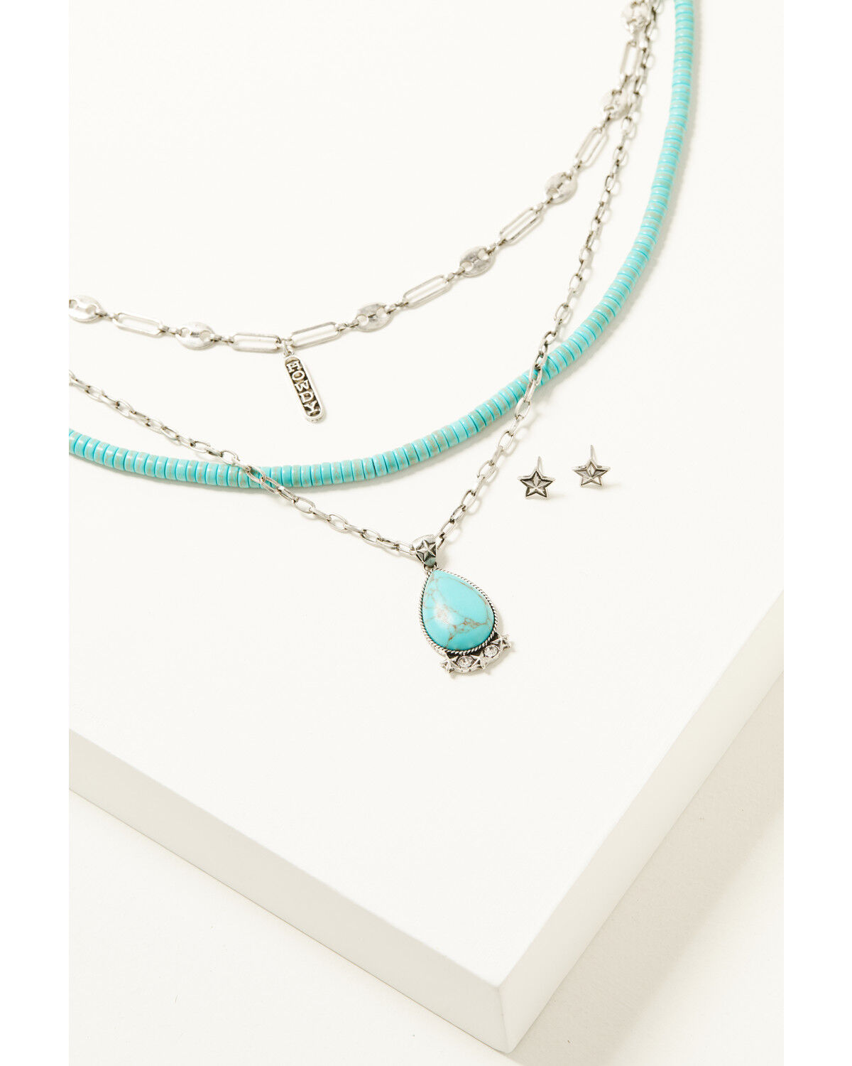 Shyanne Women's Wildheart Teardrop Layered Jewelry Set - 2 Piece
