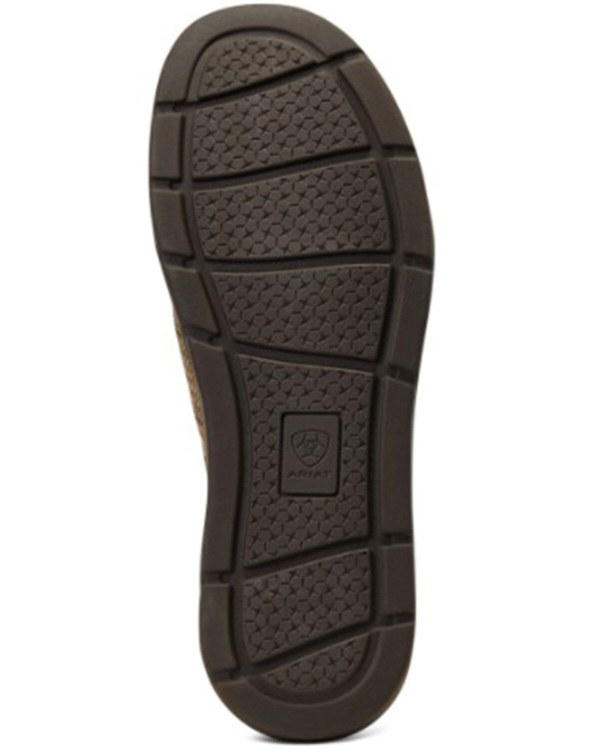 Ariat Men's Heather Tan Hilo 360 Canvas Slip-On Casual Shoe - Moc Toe