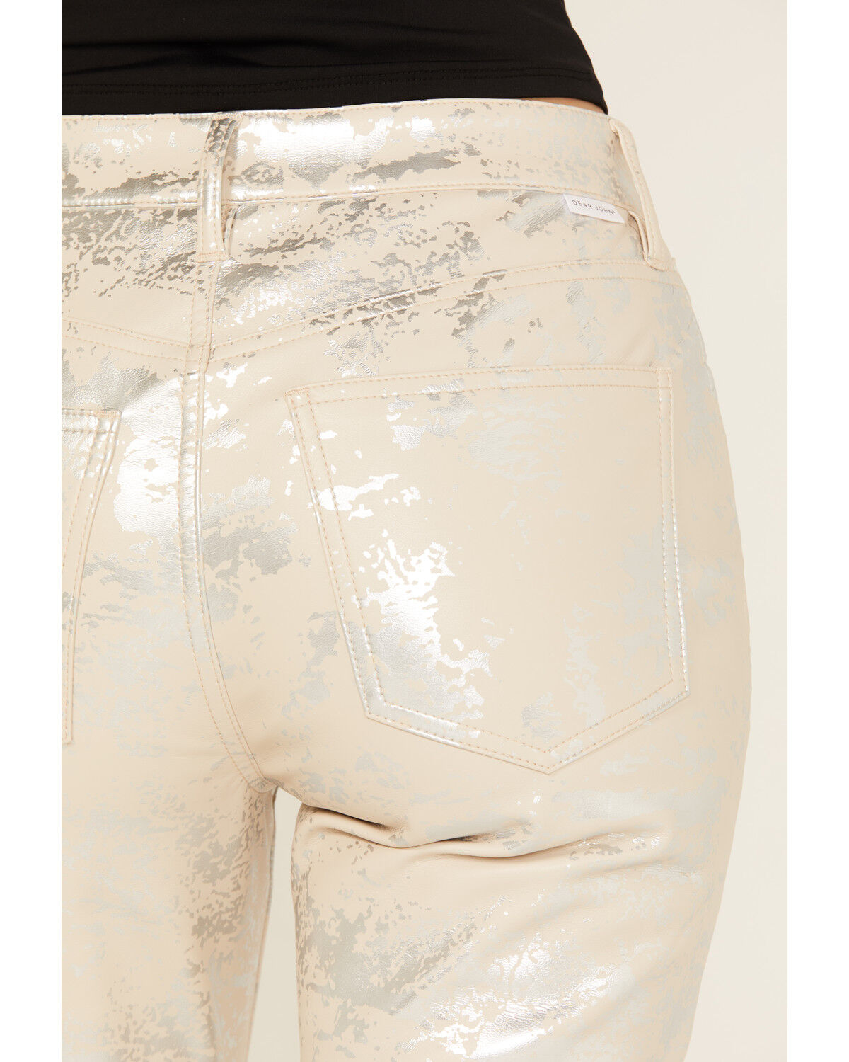 Dear John Women's High Rise Speckled Angora Cropped Pants