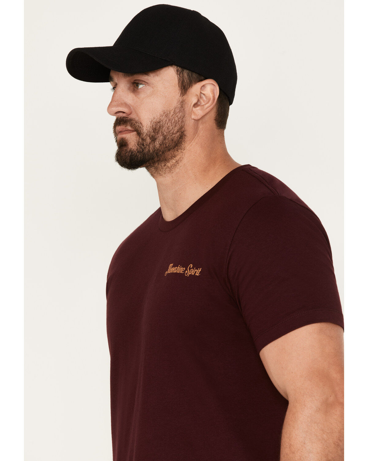 Moonshine Spirit Men's Oak Barrel Graphic Short Sleeve T-Shirt