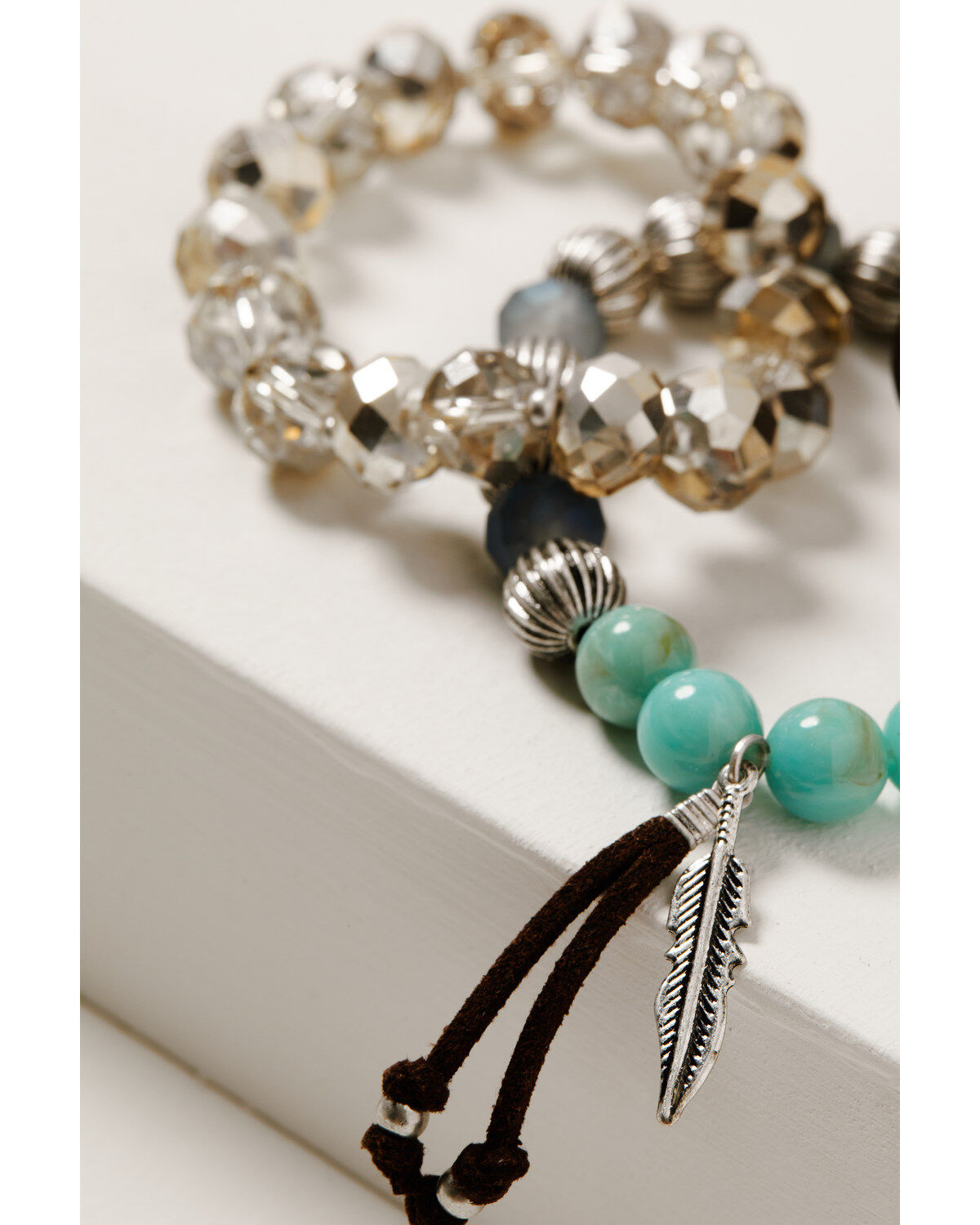 Shyanne Women's Mystic Summer Thunderbird Beaded Stretch Bracelet Set