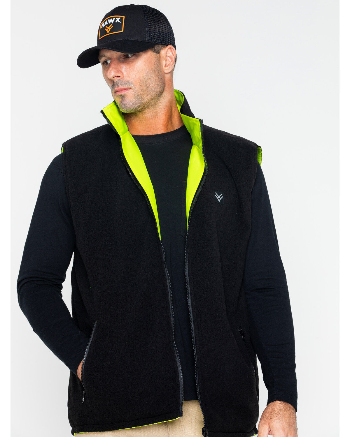 Hawx Men's Reversible Reflective Work Vest