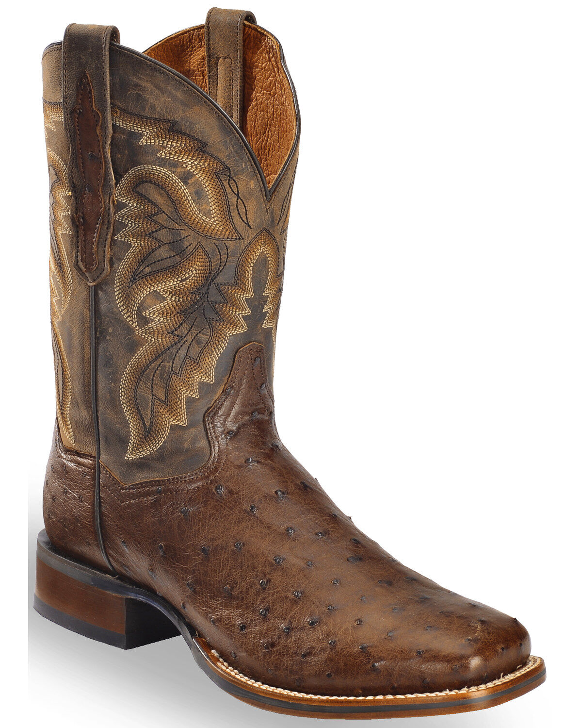 Dan Post Men's Alamosa Exotic Ostrich Cowboy Certified Boots