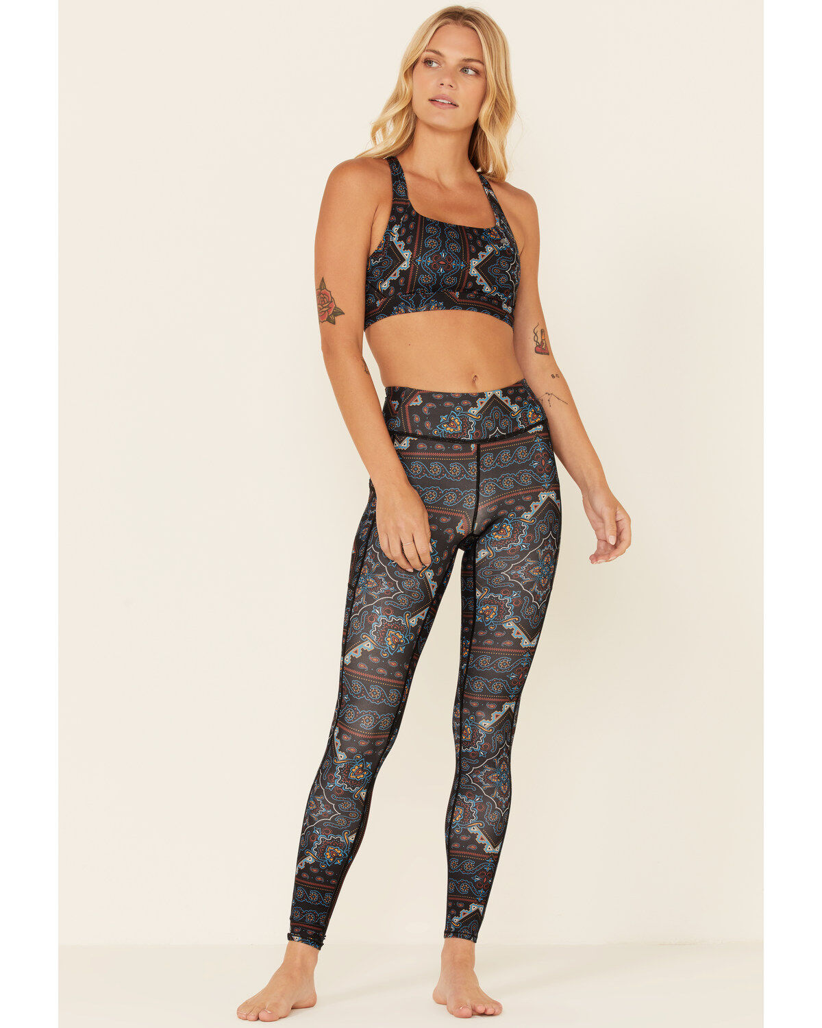 Shyanne Women's Medallion Print Riding Leggings