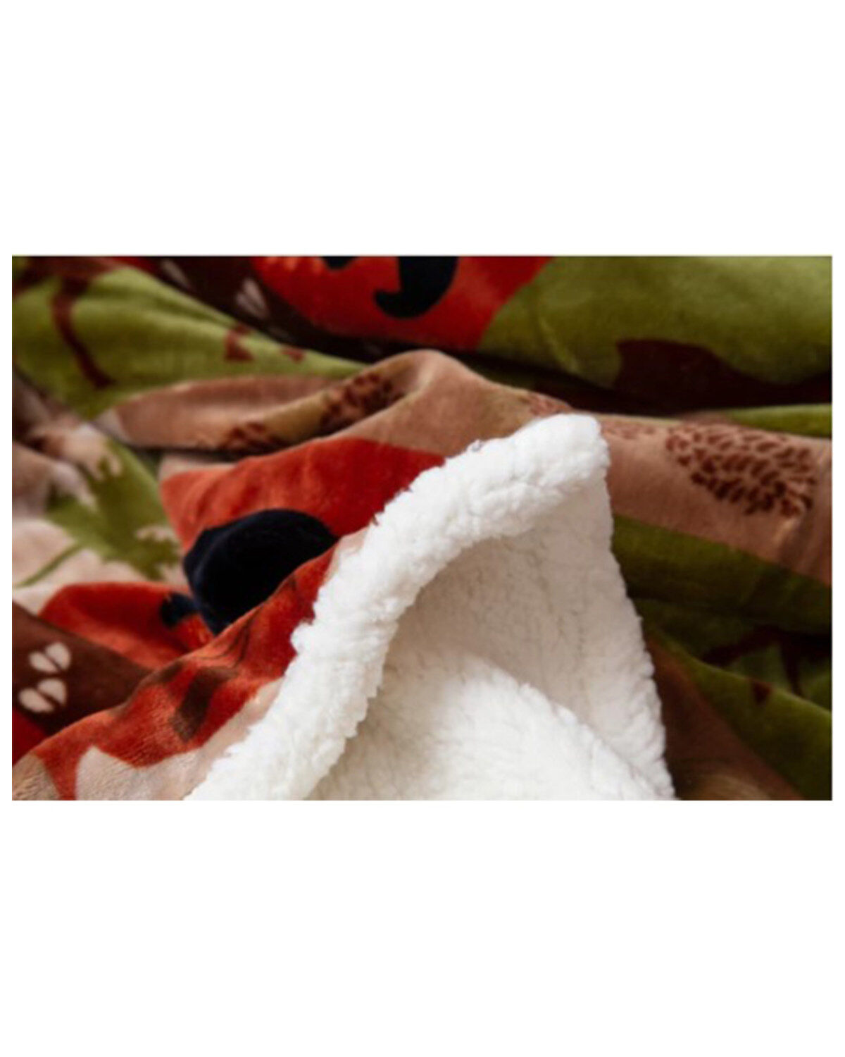 Carstens Patchwork Lodge Plush Throw