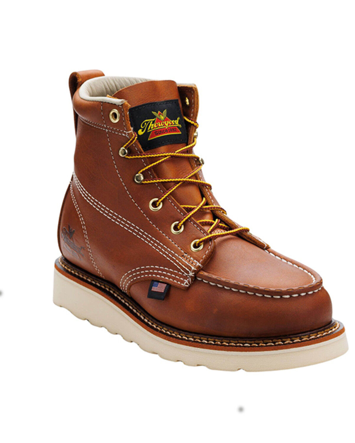 Thorogood Women's 6" American Heritage MAXWear Wedge® USA Work Boots - Soft Toe