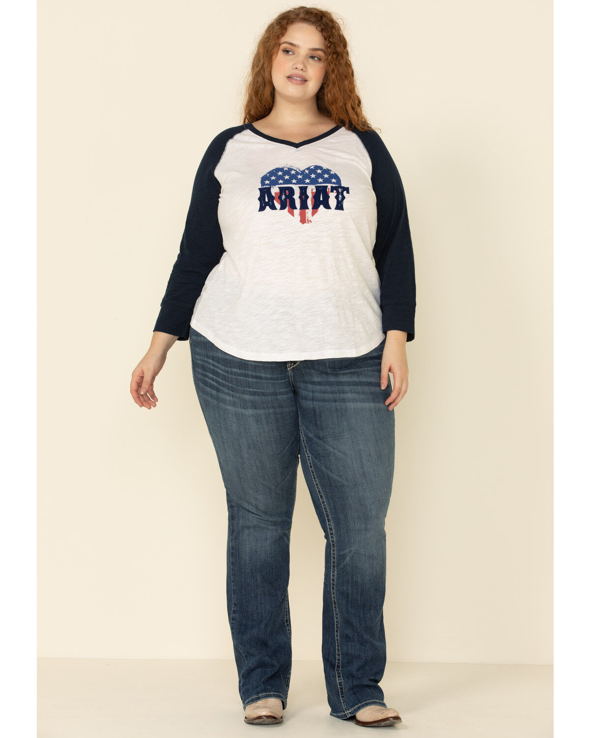 Ariat Women's American Love Tee - Plus