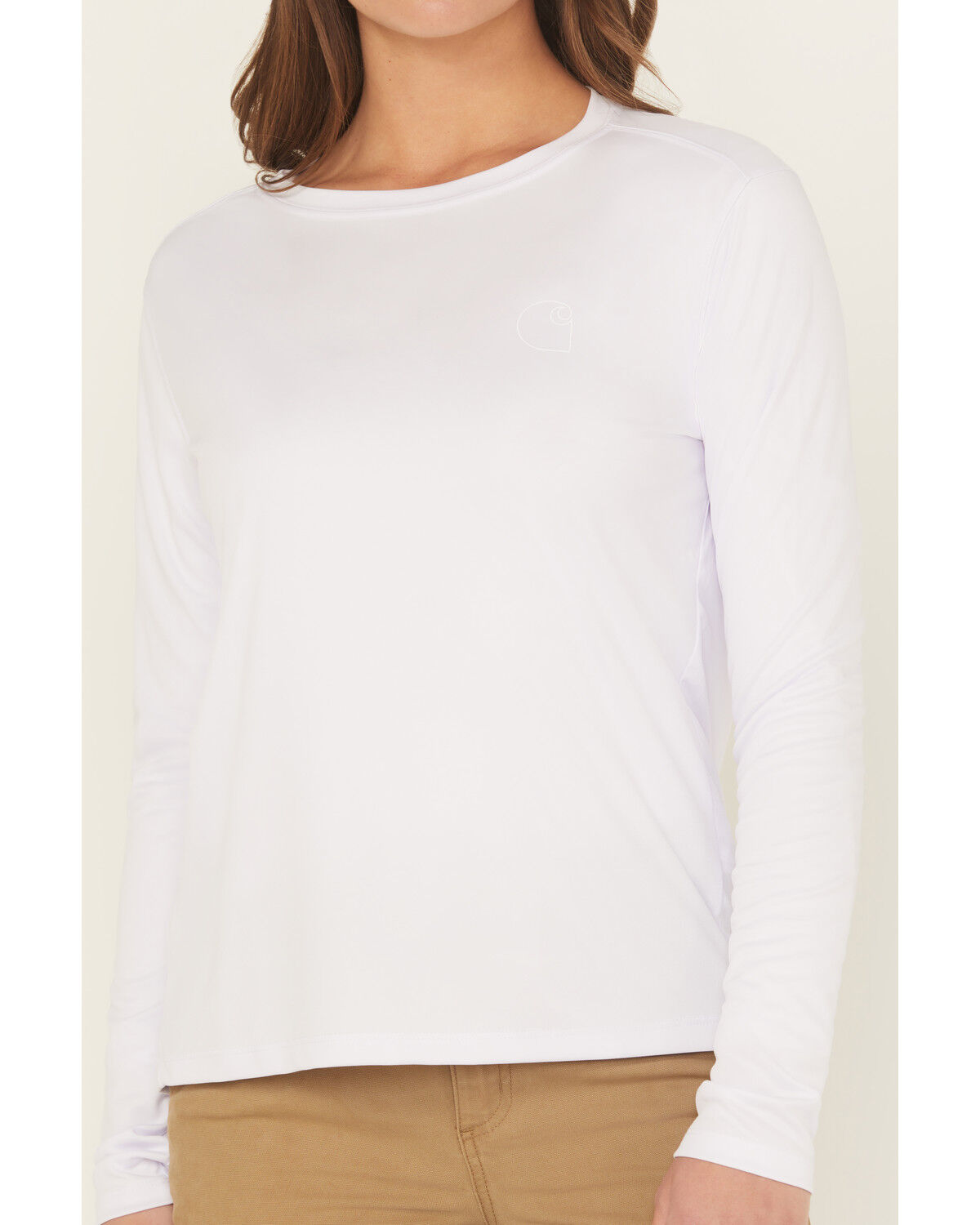 Carhartt Women's Force Sun Defender&reg; Relaxed Fit Lightweight Long Sleeve Graphic Work Tee