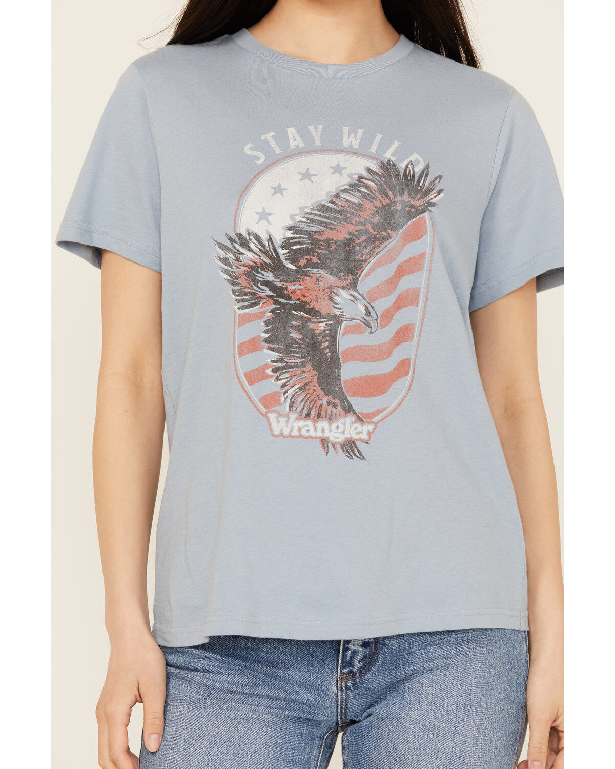 Wrangler Women's Americana Short Sleeve Graphic Tee