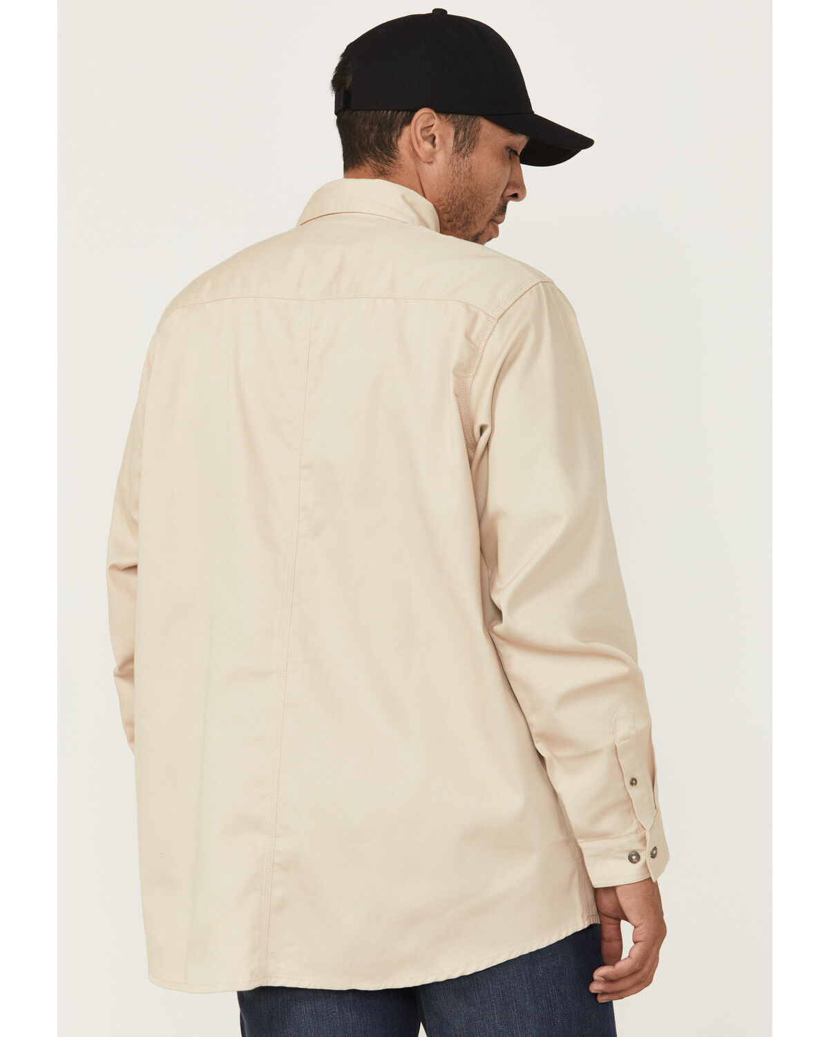 Forge Workwear Men's FR Solid Long Sleeve Button-Down Work Shirt