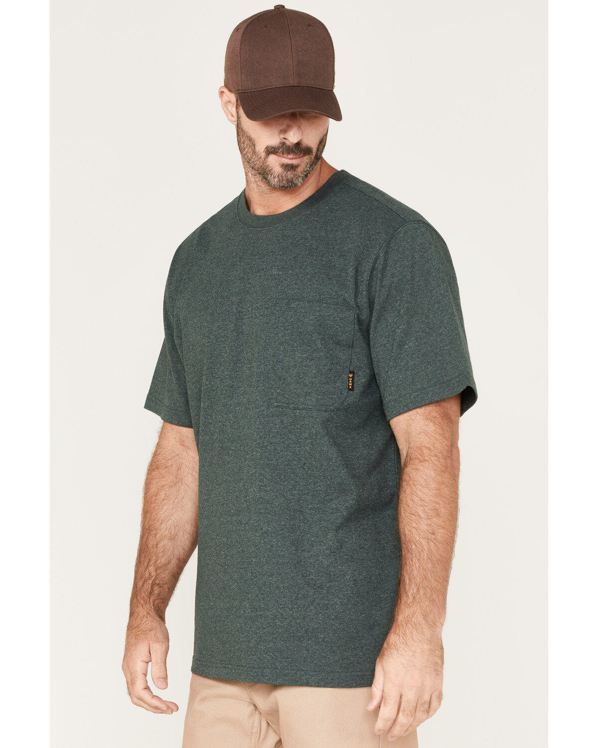 Hawx Men's Forge Solid Work Pocket T-Shirt - Big & Tall