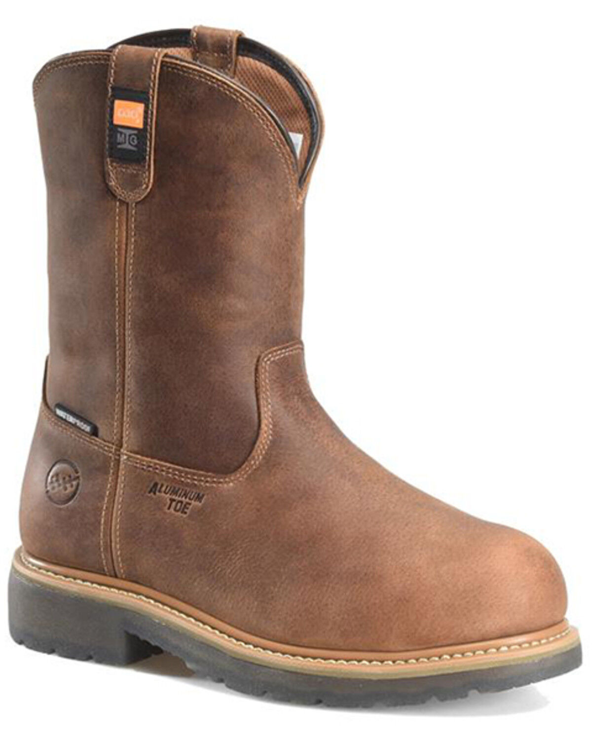 Double H Men's 10" Boss Waterproof Wellington Work Boots - Round Toe