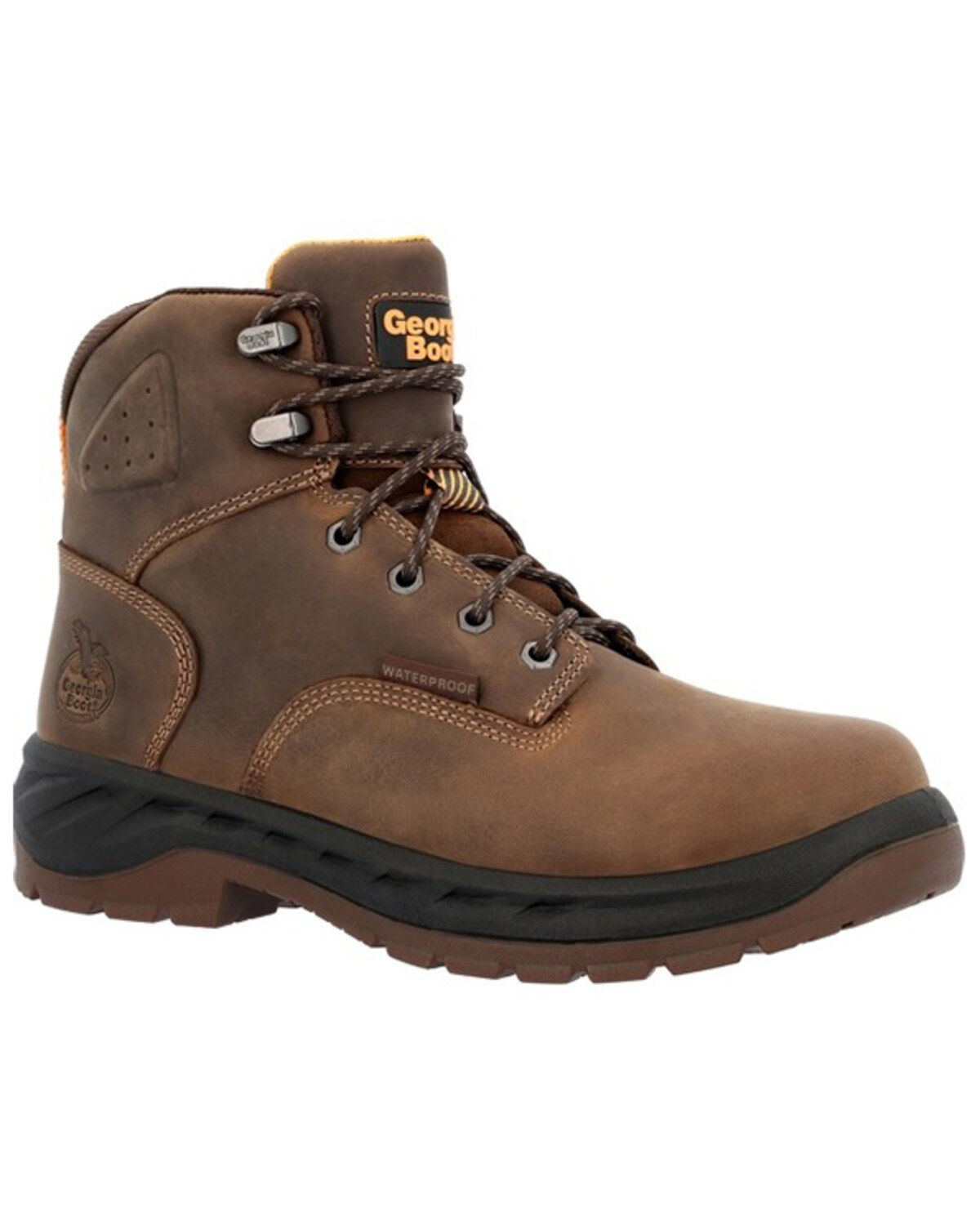 Georgia Boot Men's Lace-Up 6" Waterproof Work Boot - Alloy Toe