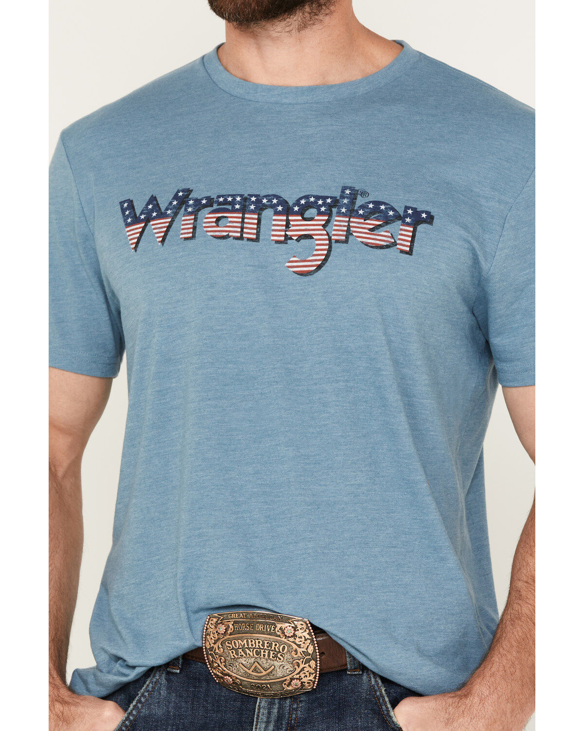 Wrangler Men's American Logo Short Sleeve Graphic T-Shirt