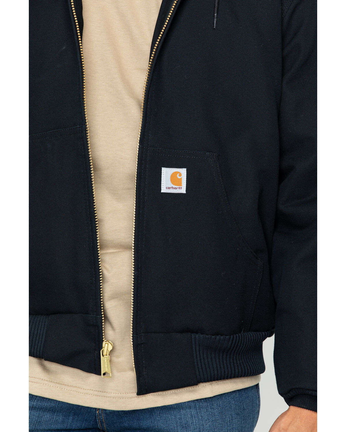 Carhartt Men's Duck Active Zip Front Work Jacket