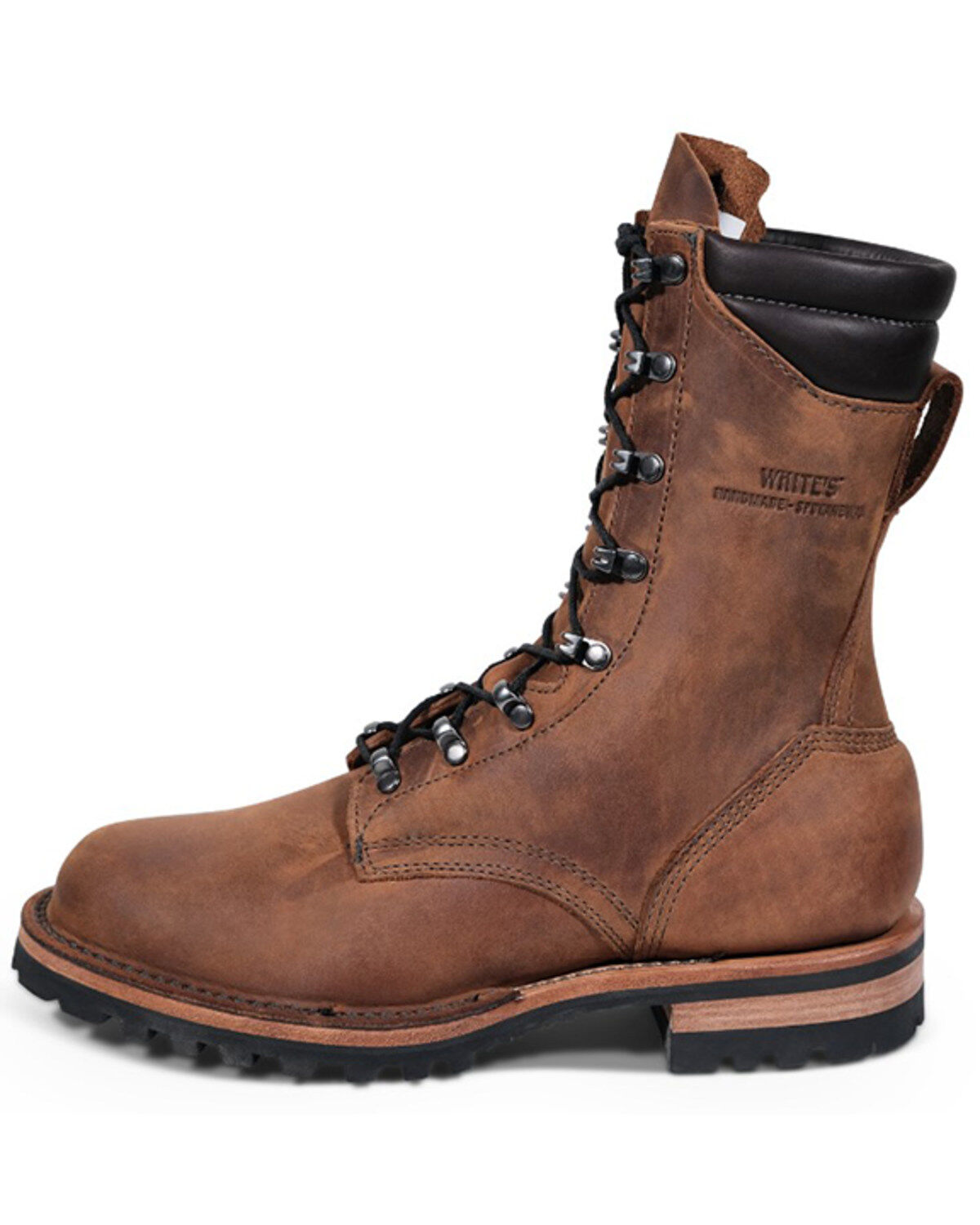 White's Boots Men's 8" Fire Hybrid Lace-Up Work Boots - Round Toe