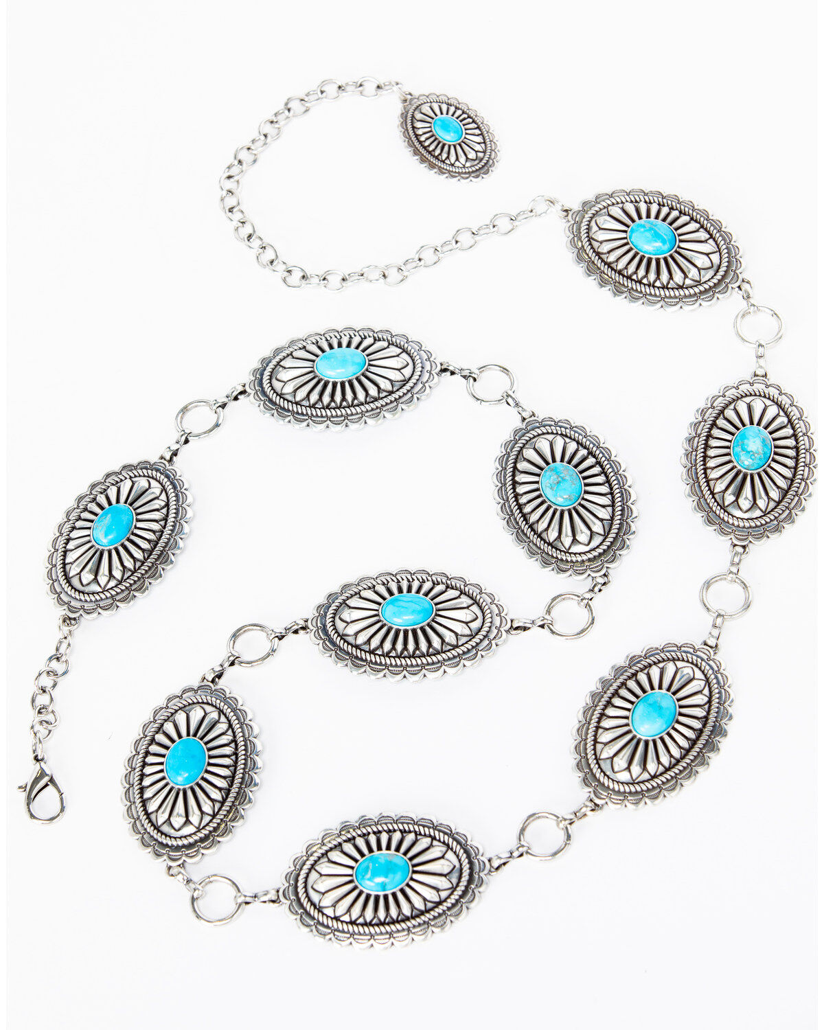 Justin Women's Farmington Classic Concho Linked Belt