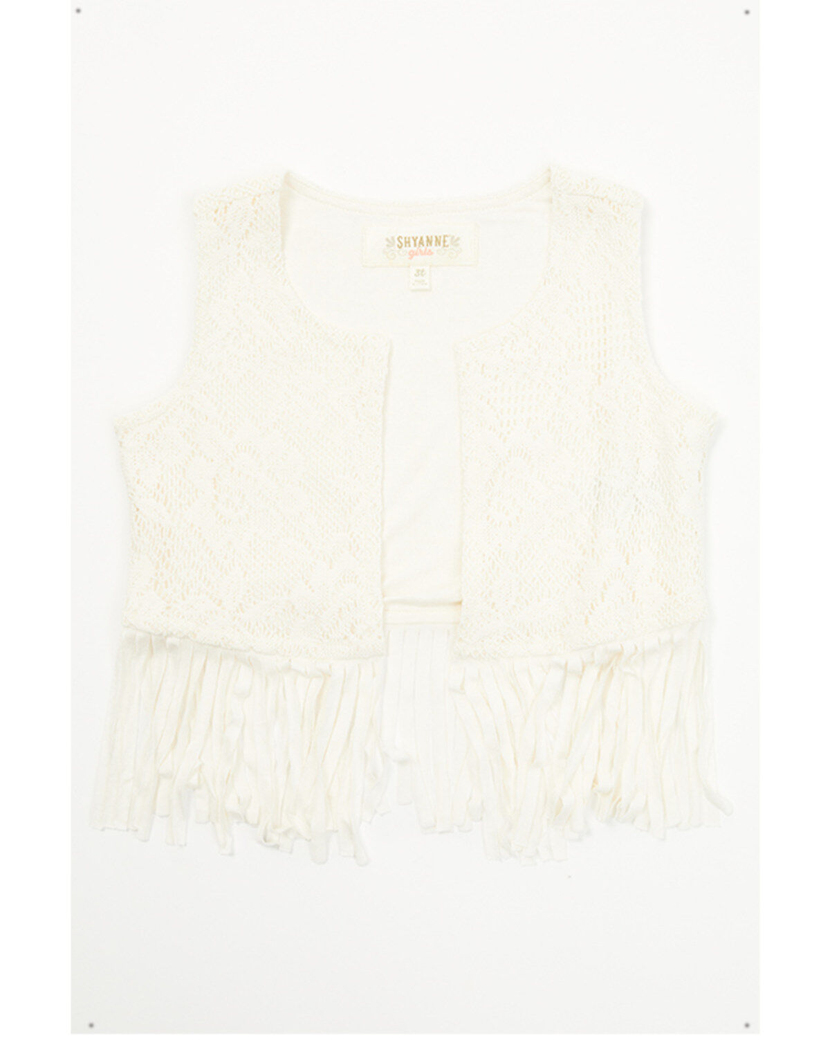 Shyanne Toddler Girls' Flawless Fringe Lace Vest