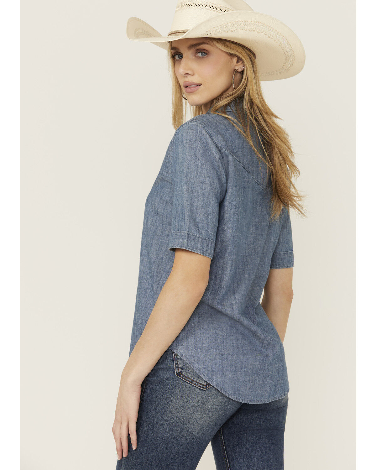 Cruel Girl Women's Short Sleeve Snap Western Shirt