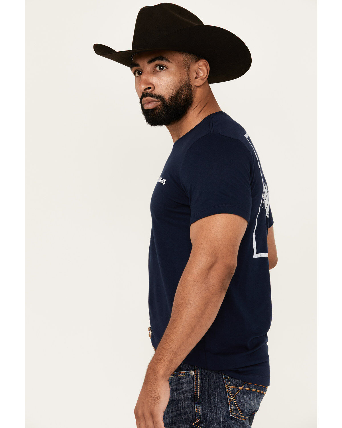 RANK 45® Men's Elliot Cowboy Short Sleeve Graphic T-Shirt