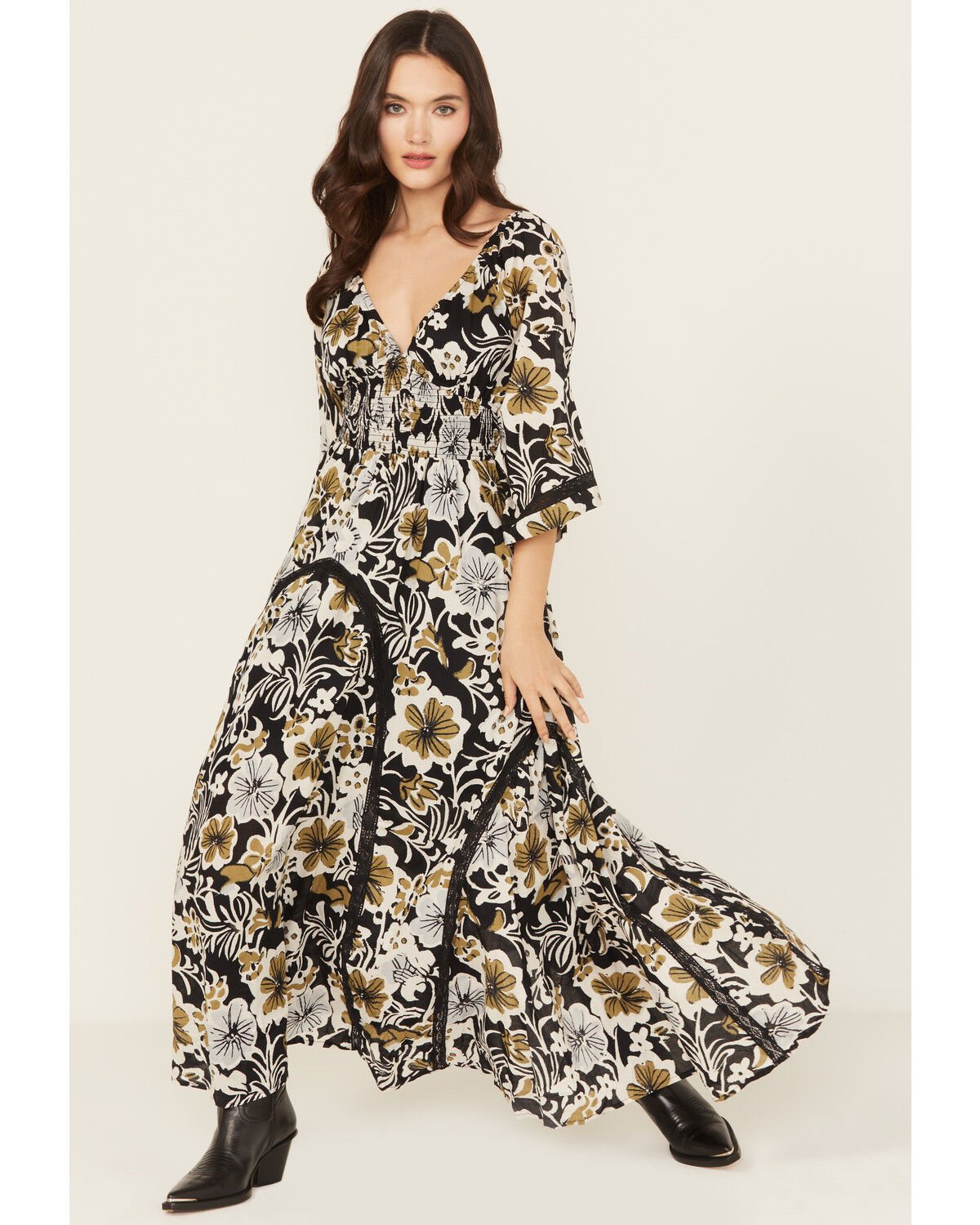 Free People Women's Dixie Floral Print Maxi Dress