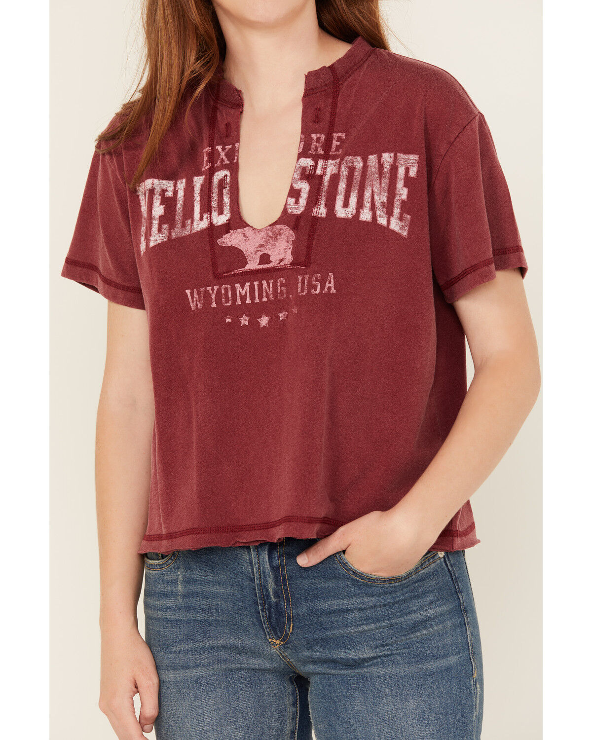 Youth in Revolt Women's Yellowstone Short Sleeve Graphic Tee