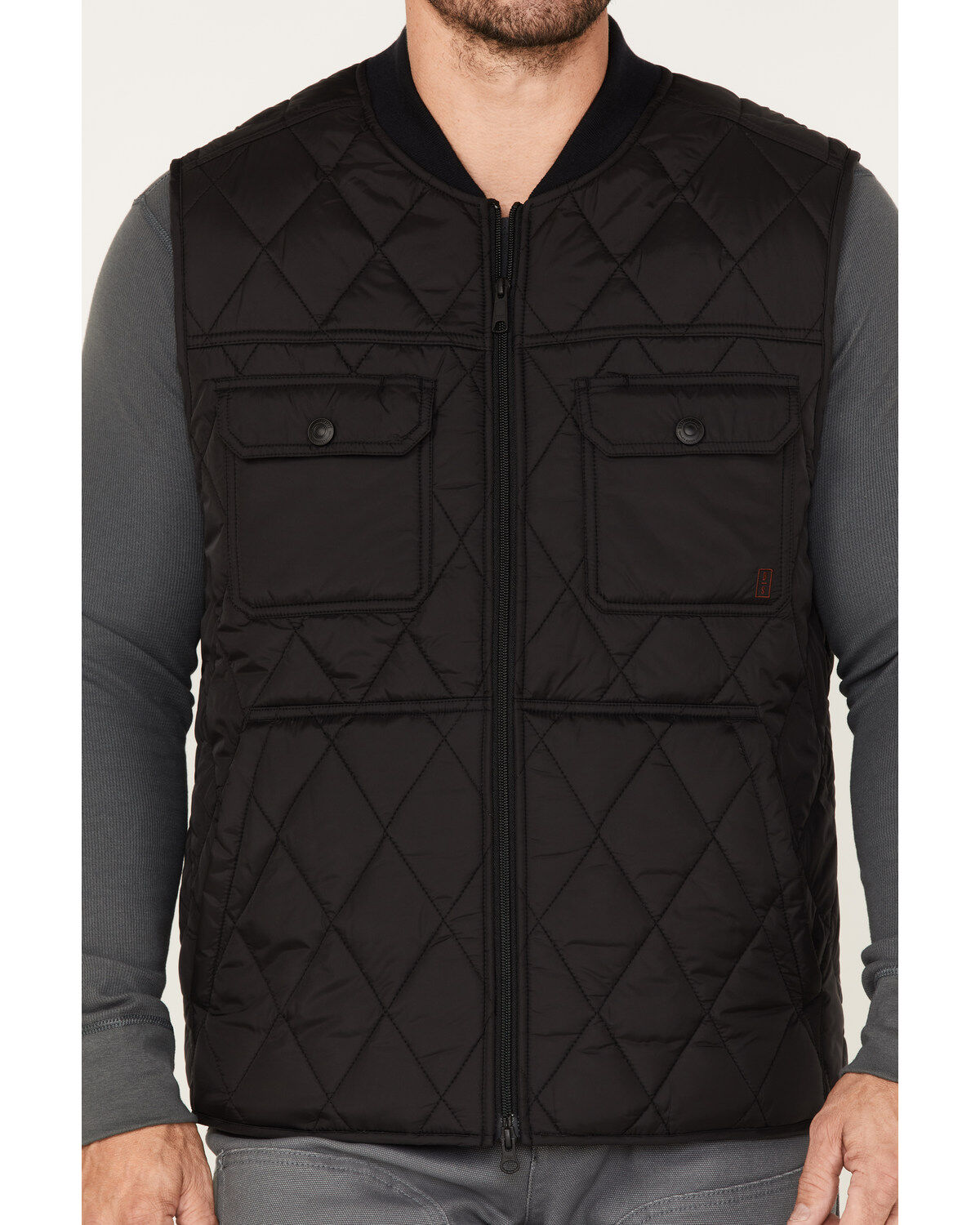 Brothers and Sons Men's Quilted Varsity Vest