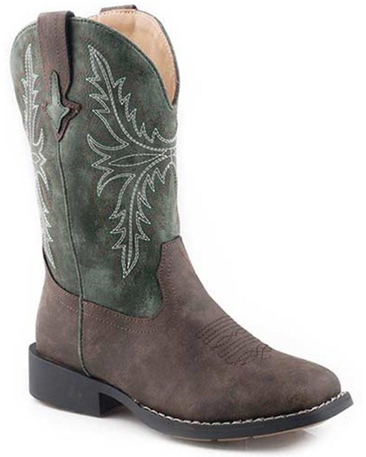 Roper Boys' Jed Western Boots - Broad Square Toe