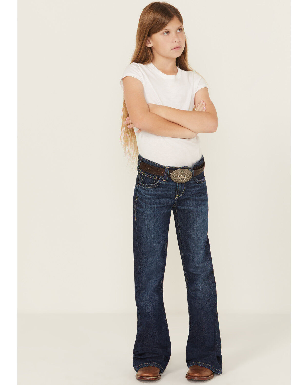 Ariat Girls' R.E.A.L. Jordyn Flare Stretch Denim Jeans