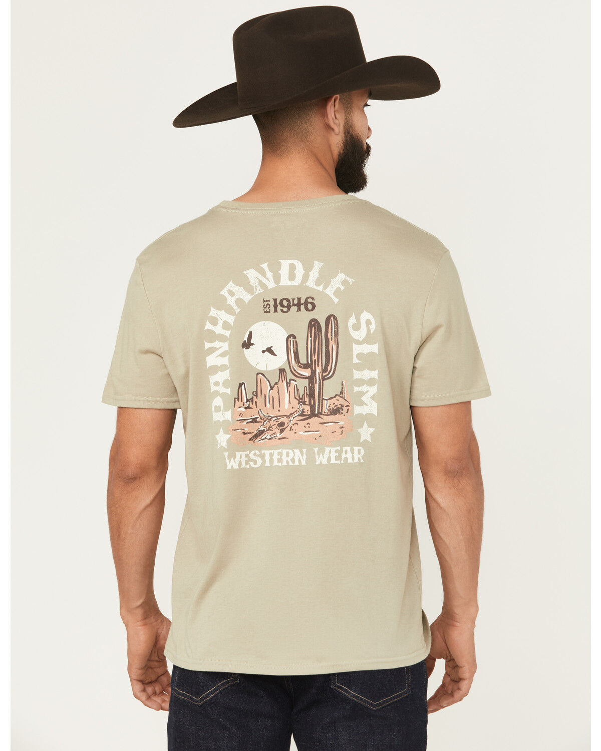 Panhandle Slim Men's Desert Short Sleeve Graphic T-Shirt