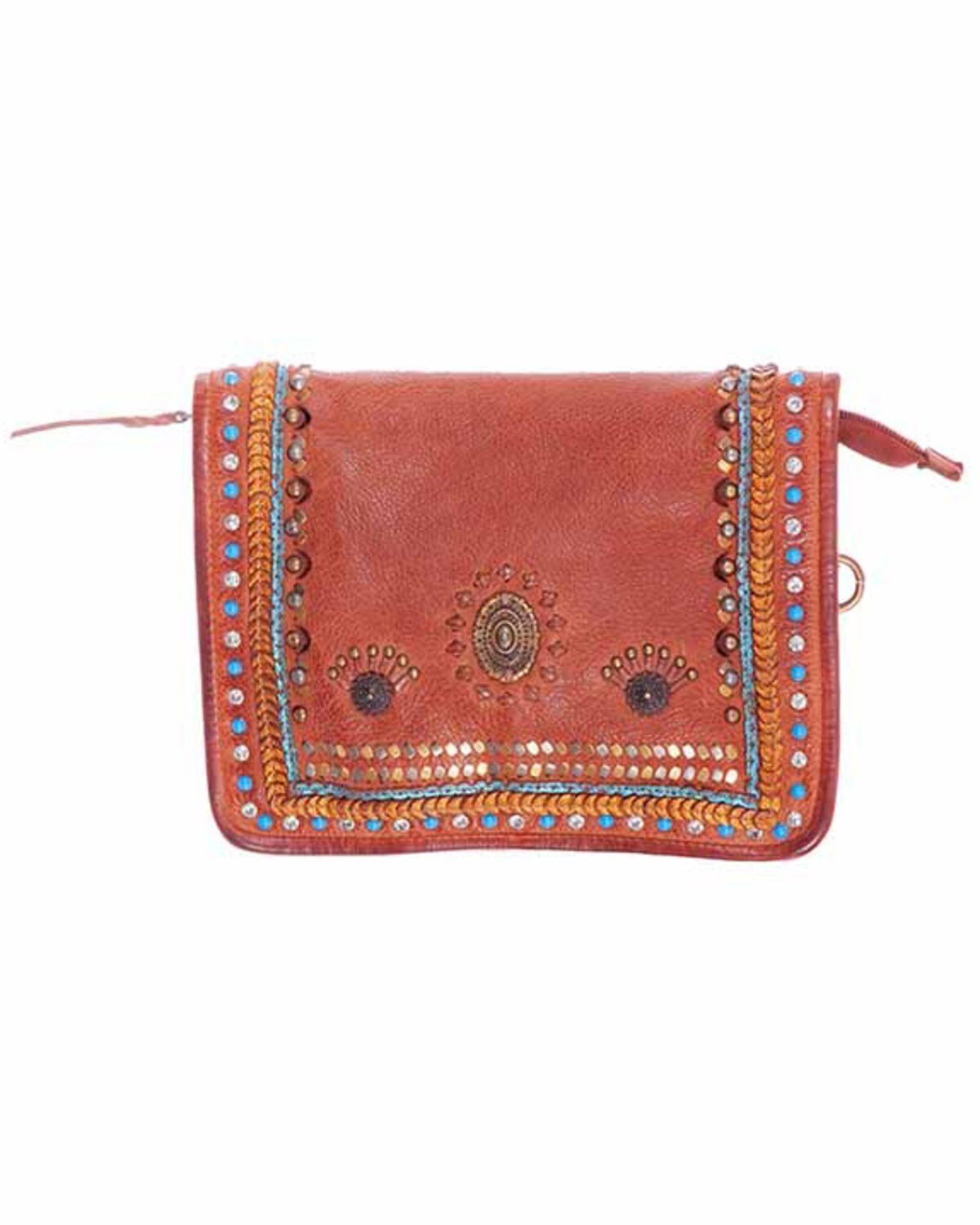 Scully Women's Braided and Studded Crossbody