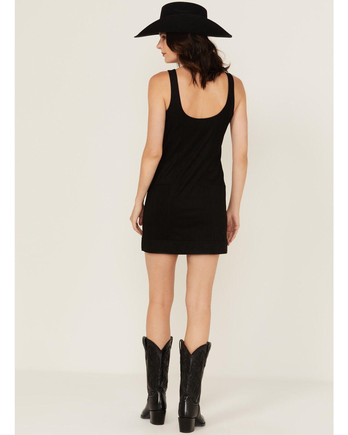 Blue B Women's Buckle Sleeveless Mini Dress