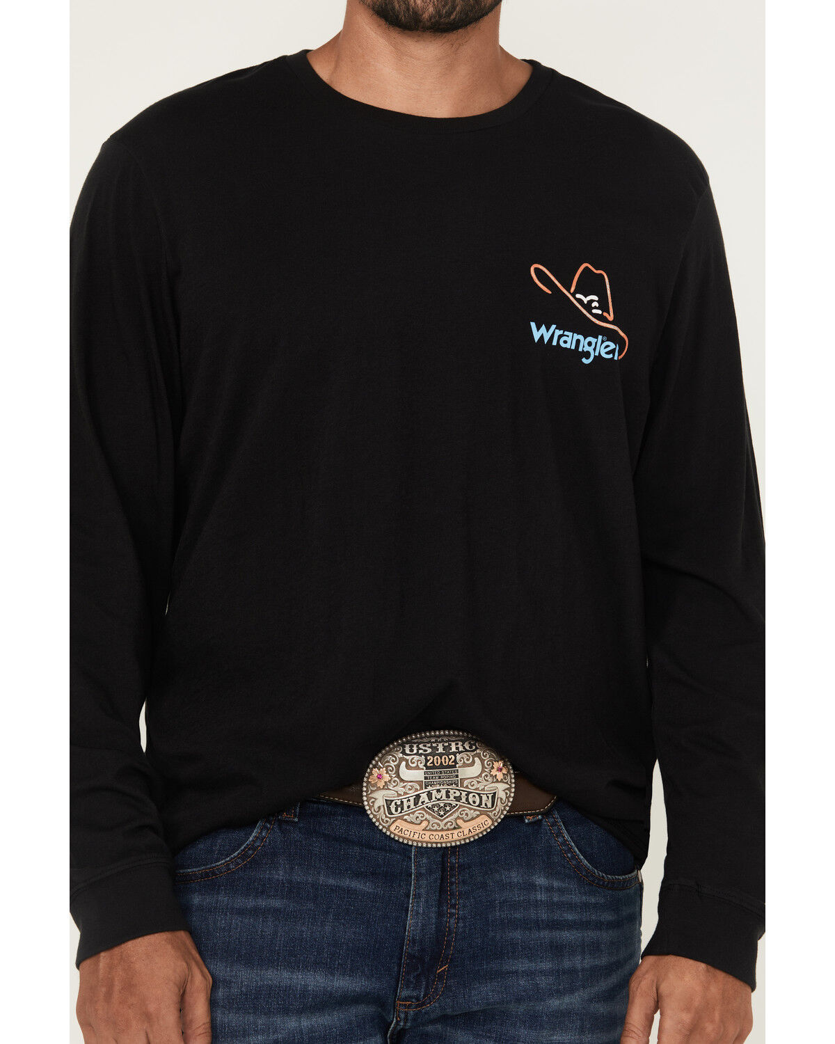 Wrangler Men's Long Live Cowboys Long Sleeve Graphic T-Shirt