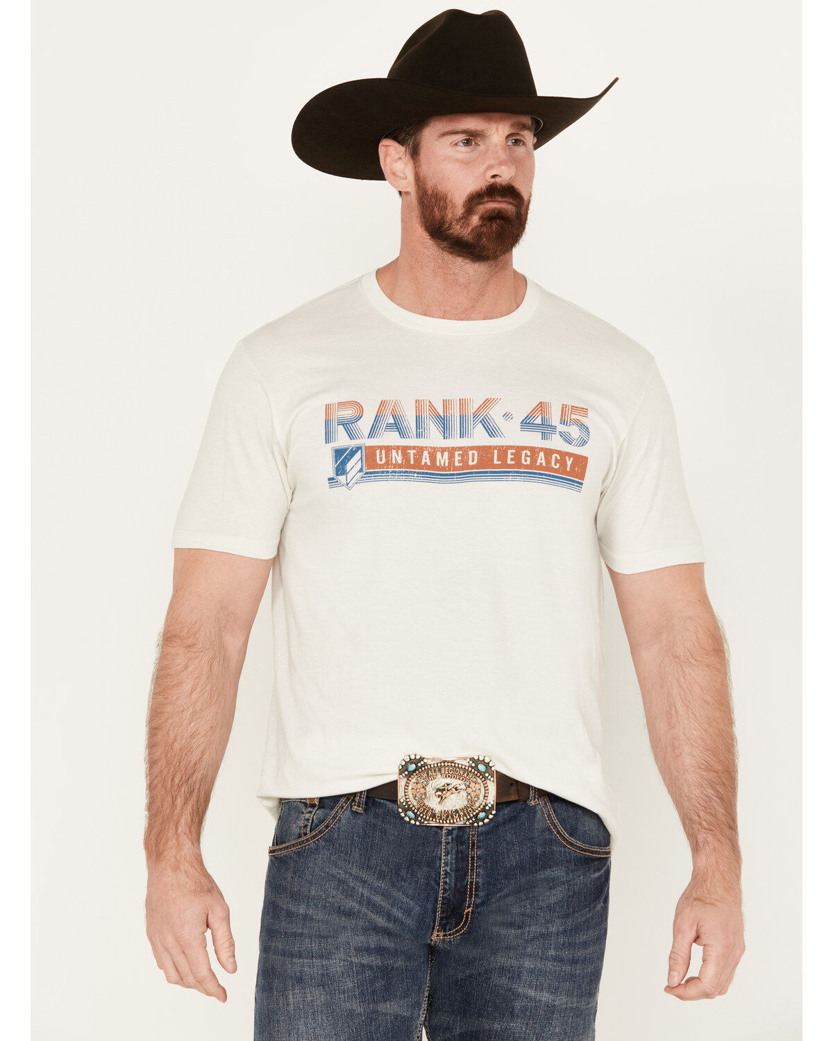 RANK 45® Men's Stria Rank Short Sleeve Graphic T-Shirt