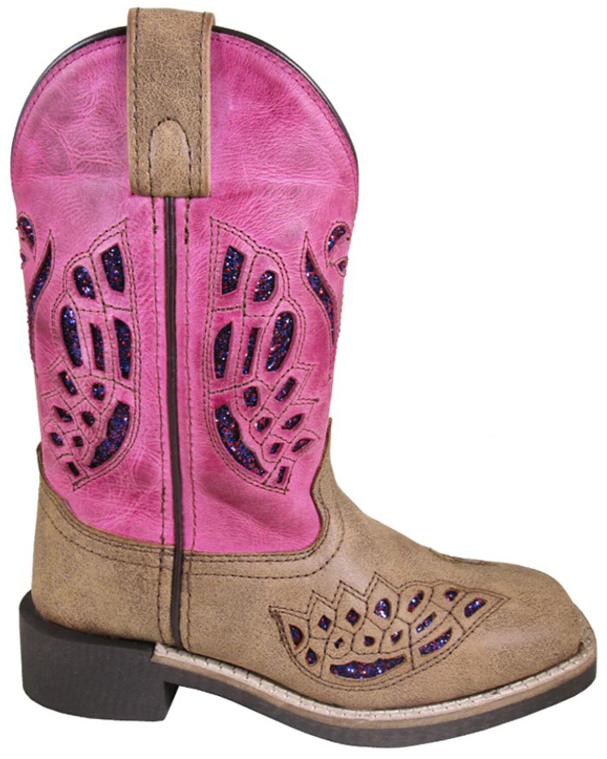Smoky Mountain Toddler Girls' Trixie Western Boots - Broad Square Toe