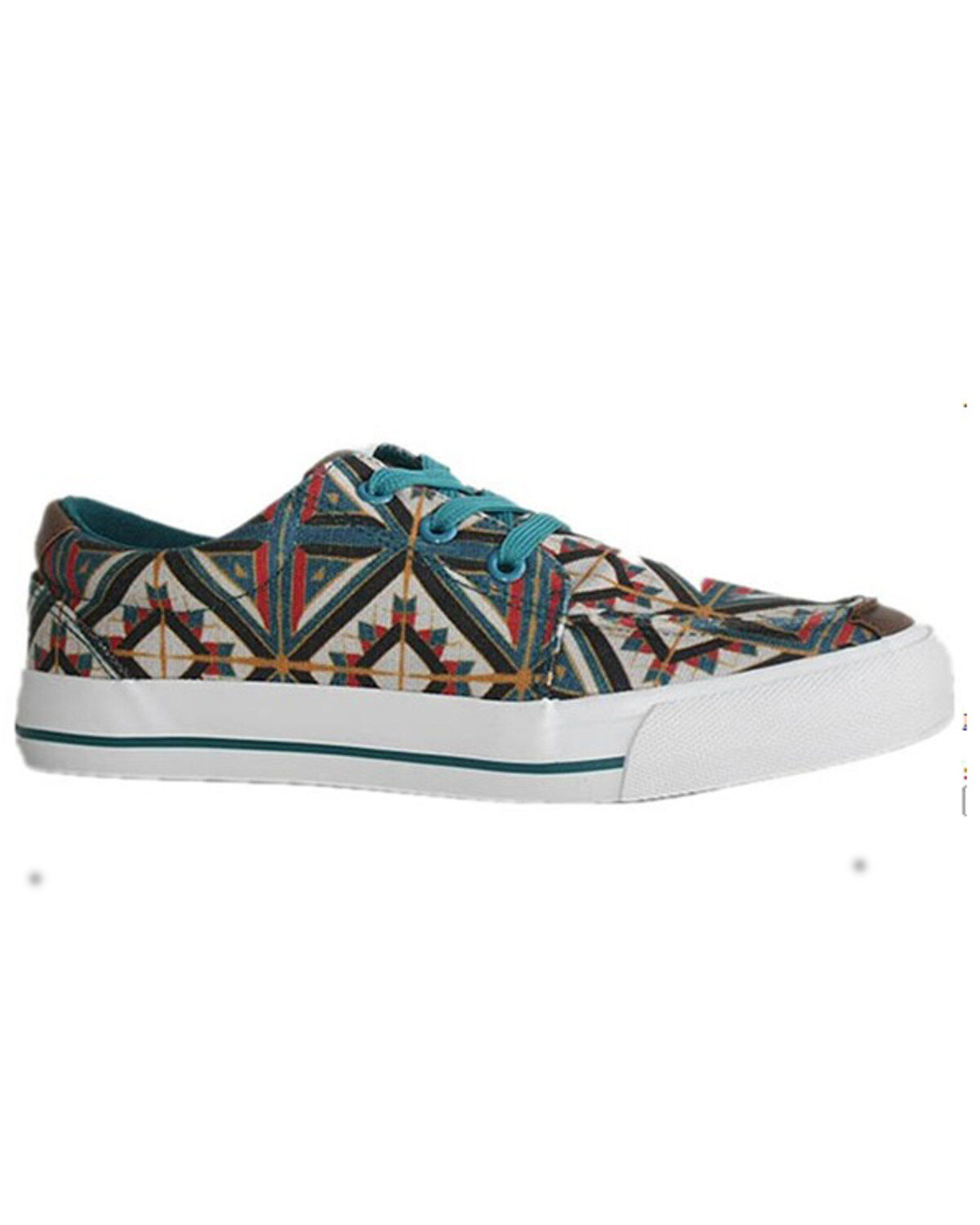 Roper Women's Angel Fire Southwestern Print Lace-Up Casual Shoes