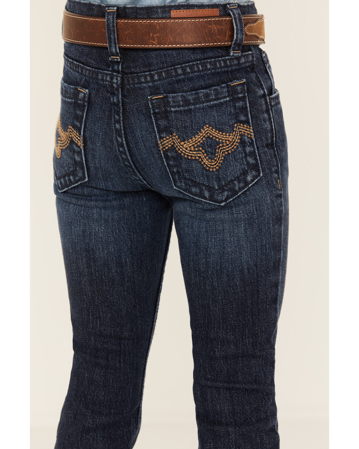 Shyanne Little Girls' Dark Wash Bootcut Stretch Jeans